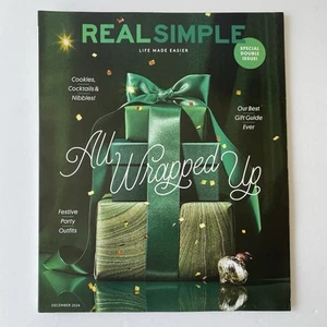 Real Simple Magazin Dezember 2024 alles verpackt neu Weihnachten - Bild 1 von 4