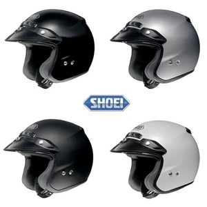 Casco de motocicleta de calle Shoei RJ Platinum R cara abierta - Elige talla y color - Imagen 1 de 10