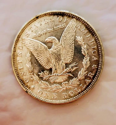 1884 MORGAN SILVER DOLLAR CHOICE BU FRESH FROM ROLL - C9598 - Image 1 of 2