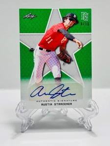AUSTIN STRACENER Auto/10 2020 Leaf Perfect Game National Showcase #BA-AS3 - Photo 1/2