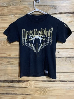 WWE Randy Orton Apex Predator T 恤 2011 正品黑色蛇形图案 S 码 — 第 1/4 张图片