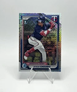 2024 Bowman - Byron Chourio Chrome Prospects Mojo refractor #BCP-129 1er Bowman - Imagen 1 de 2