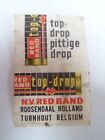 Petite étiquette allumette - RED BAND - TOP-DROP - HOLLAND - Belgium - (46)