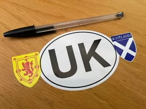 Motorrad SCHOTTLAND UK Aufkleber (Medium) - UK VERKÄUFER - Bild 1 von 1