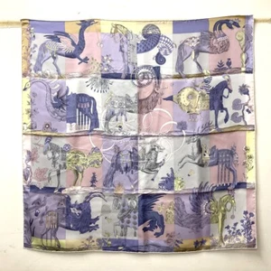 HERMES Della Cavalleria Favolosa Carre90 Scarf silk purple - Bild 1 von 10