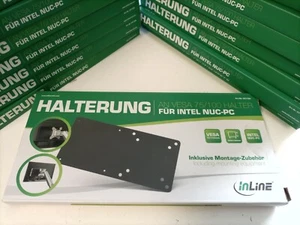 InLine nuc/mini pc vesa mounting plate 75x75/100x100 - Afbeelding 1 van 6