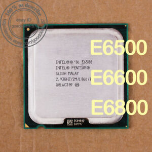 Intel Pentium E6800 E6600 E6500 LGA 775 CPU Processor