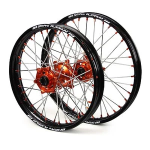 KTM 65 SX 65SX SX65 2018 Wheels Set Orange 12" 14" Rims - Picture 1 of 4