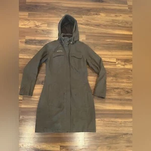 Columbia Women"s Titanium Ski Parka Jacket Omni-Tech W/ Hood Brown Sz XS - Picture 1 of 5