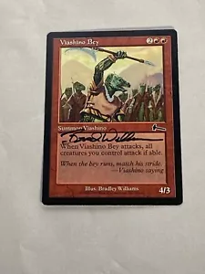 MTG Viashino Bey Artist Proof and Signature Signed Williams - Picture 1 of 2