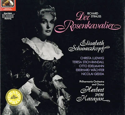 Strauss DER ROSENKAVALIER 3xLP KARAJAN Elisabeth Schwarzkopf GERMANY 7 49354 1 - Image 1 of 4