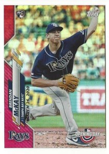 2020 Topps Opening Day Brendan McKay Red Foil Parallel Target Exclusive RC #1