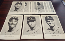 Vintage 1960's Atlanta Braves Picture Pack (12) w/Hank Aaron & Envelope !!!