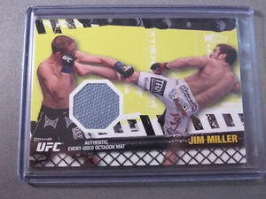 2010 Topps UFC Series 4 Fight Mat Relics #FM-JM Jim Miller MMA Card - Picture 1 of 2