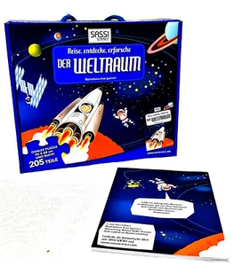 PUZZLE + Buch Reise entdecke erforschen Der Weltraum Irene Guerrieri 205 Teile - Bild 1 von 6