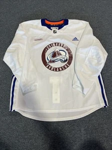 New White Authentic Adidas Colorado Avalanche Makar Practice Jersey Size 58 - Picture 1 of 5