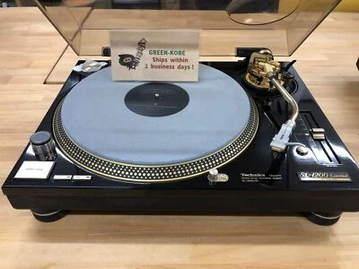 Technics SL-1200 LTD Gold Limited Model with Dust Cover and Hinges DJ Turntable - Image 1 of 4