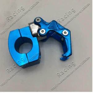 7/8" Motorcycle CNC Aluminum Helmet Hook-Blue - Foto 1 di 1