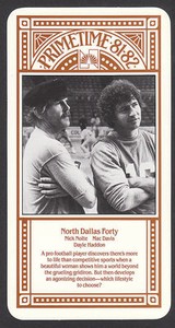 North Dallas Forty Nick Nolte Mac Davis 1981 NBC TV Series Studio Card