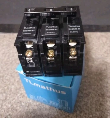Disyuntor TLmathus Tipo CH 3/4 Instalaciones Industriales (3P 6A) Foto 1 de 4