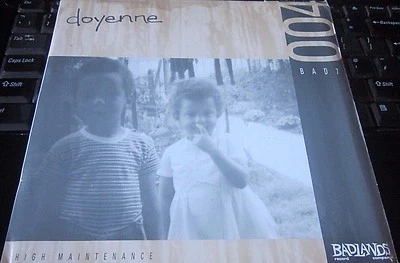 DOYENNE ‎– High Maintenance 7" with orig inserts BADLANDS RECORDS INDIE EX VINYL - Image 1 of 4