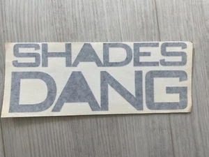 DANG Shades Die Cut Logo Skateboard Sticker, Black, 20 x 7.5 cm - Picture 1 of 2