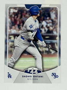 Shohei Ohtani 2024 Topps 50/50 HR #44 Los Angeles Dodgers - Imagen 1 de 2