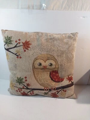 Owl pillow 16x16 Throw pillow - Image 1 of 4