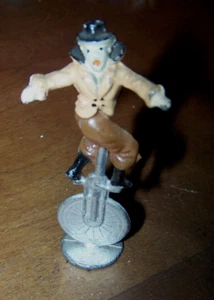 very rare pre-war Charbens Circus Clown Acrobat Gymnast on Unicycle - Picture 1 of 4