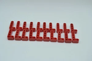 LEGO 20 x Technik Liftarm 90° dick 2x4 rot red technic angular beam 32140 - Bild 1 von 2