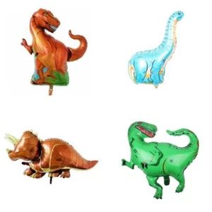 Large Reusable Glossy Foil Cartoon Dinosaur Balloon Kids Birthday Party Decor - Picture 1 of 10