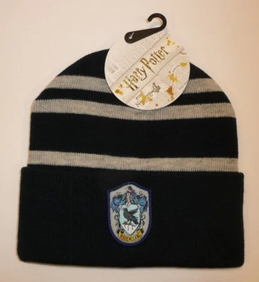 Chapéu gorro Ravenclaw - Harry Potter inverno quente cosplay casa adesivo garra corvo - Imagem 1 de 2