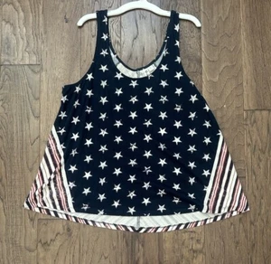 American Flag Print Patriotic Tank Top Size Large Women’s Brand: Others Follow - Picture 1 of 6