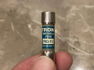 TRON FNQ-1-1/2 (FNQ 1-1/2) 1.5Amp 500 Vac Time-delay Supplemental Fuses - Picture 1 of 6