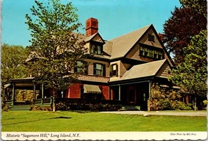 6x4" Postcard Sagamore Hill - Long Island New York - Oyster Bay T. Roosevelt - Picture 1 of 2