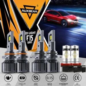 AUXBEAM Canbus LED Headlight 9005 High Beam/9006 Low Beam Bulb/H16 H11 Fog Light - Imagen 1 de 17