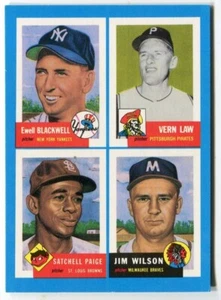 Tarjeta Topps Bazooka 1992 4 en 1 #18 cartera Paige St. Louis Browns - Imagen 1 de 2