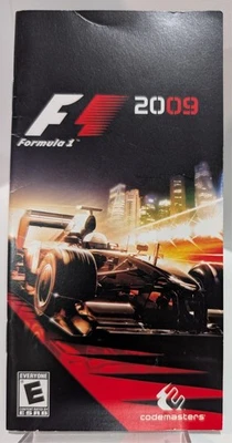 F1 Formula 1 2009 Authentic Original Sony PSP Playstation Portable Manual ONLY - Image 1 of 3