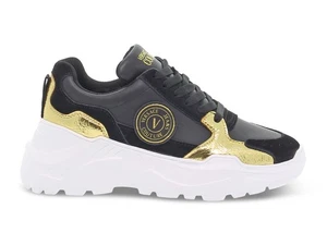 Zapatillas Versace Jeans Couture SC7 NO en cuero negro - Zapatos para mujer - Imagen 1 de 5