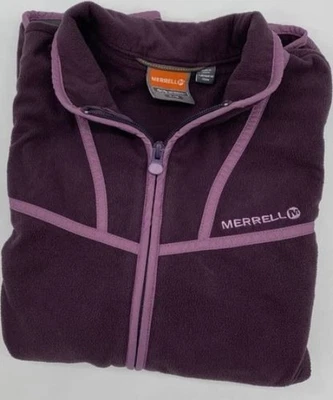 MERRELL Jacket Women's XL/TG Purple Full Zip Aeroblock Outdoor Fleece Hiking - Image 1 of 4