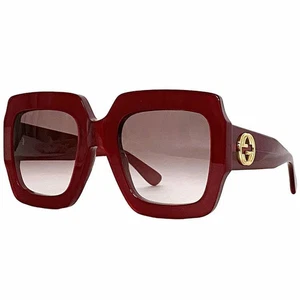 Gafas de sol GUCCI F-23642 rojas entrelazadas GG0178S plástico GUCCI gafas degradadas - Imagen 1 de 10