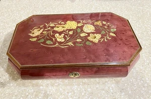 Reuge Romance Music Jewelry Box 'The Impossible Dream' - Made In Italy - Picture 1 of 10