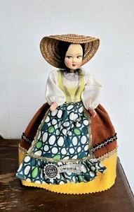 🪆ORIGINAL CREAZIONI FLORENZ ITALIEN UMBRIEN SOUVENIR VOLKSPUPPE TRACHTENKLEID - Bild 1 von 8