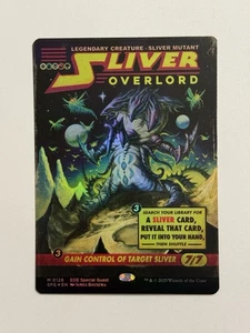 Sliver Overlord (Showcase) Special Guests Foil NM Free Ship - Picture 1 of 2