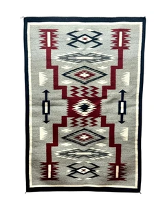 Dralinda Yazzie, Rug, Storm Pattern, Navajo, 30" x 50" - Picture 1 of 3