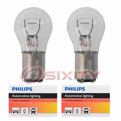 2 pc Philips Brake Light Bulbs for Renault Alliance Encore 1983-1986 jc - Image 1 of 4