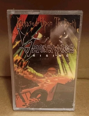 Released Upon The Earth by Vengeance Rising Cassette 1991 Christian Metal  - Image 1 of 4