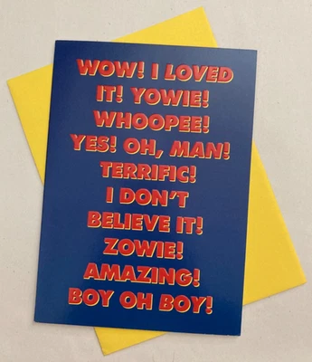 Either You’ve Just Been Thanked or Else I Just Had An Orgasm Thank You Card - Image 1 of 4