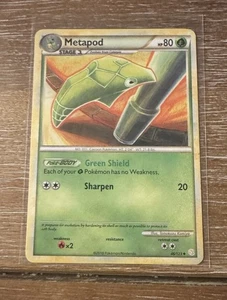 Metapod 46/123 Heartgold & Soulsilver Regular Pokemon TCG Moderately Played - Picture 1 of 2