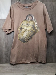Vintage Rolling Stones 1999 North America Tour No Security Concert Shirt Mens LG - Picture 1 of 10